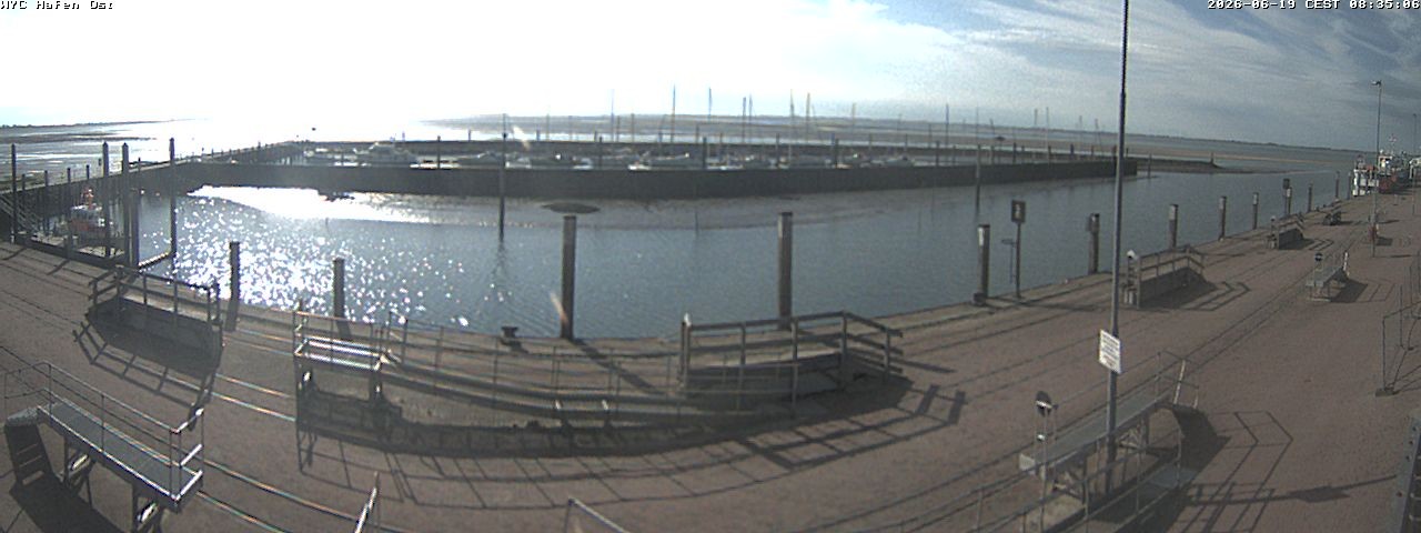 Archiv Foto Webcam Wangerooge Hafen