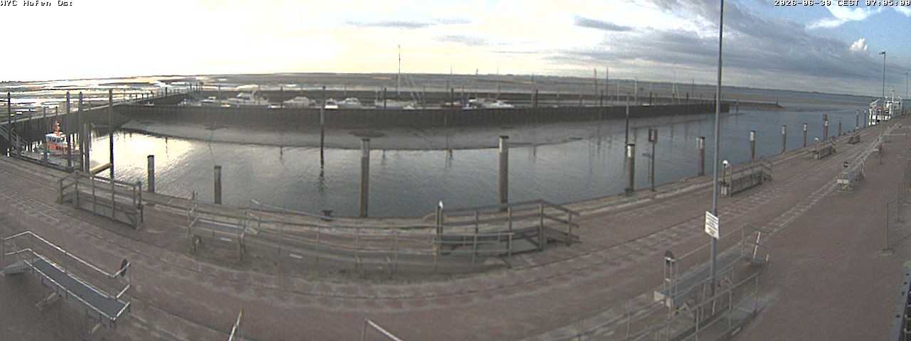 Archiv Foto Webcam Wangerooge Hafen