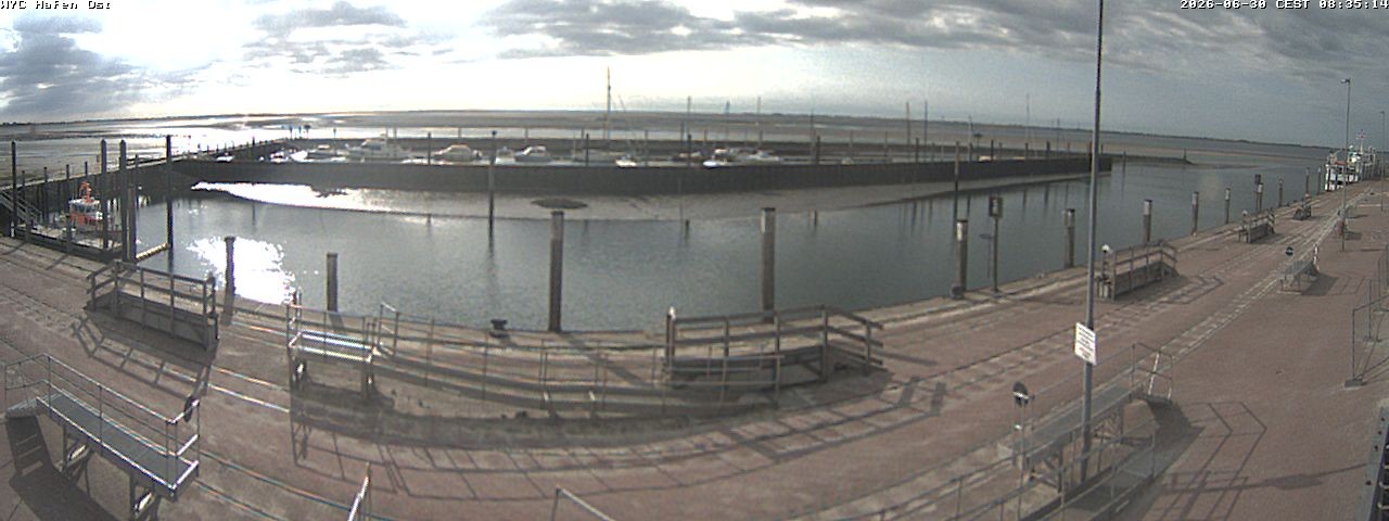 Archiv Foto Webcam Wangerooge Hafen