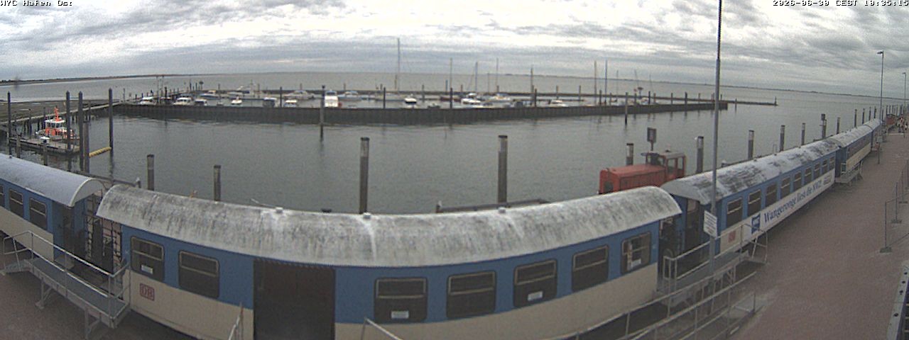 Archiv Foto Webcam Wangerooge Hafen