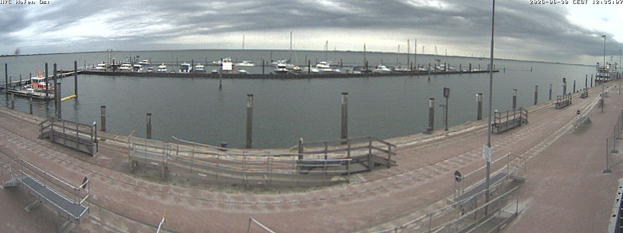 Archiv Foto Webcam Wangerooge Hafen