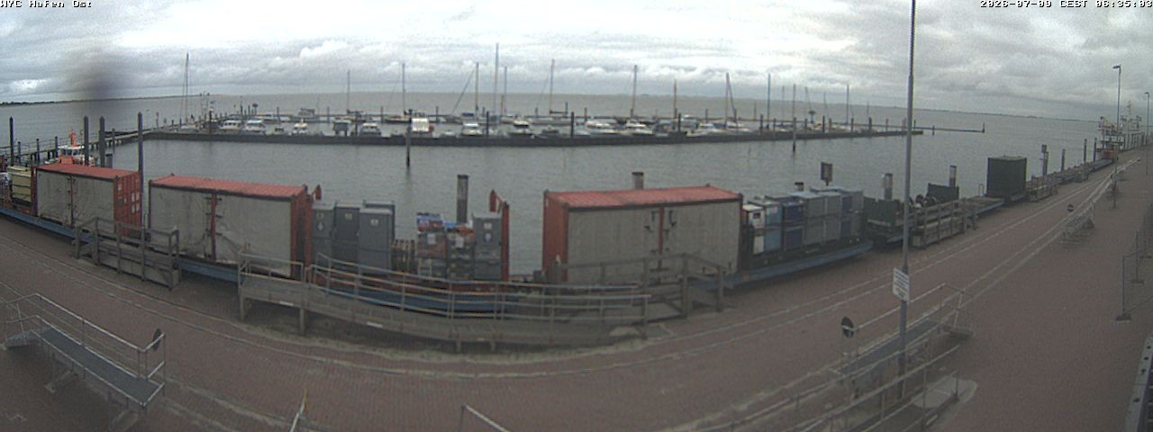 Archiv Foto Webcam Wangerooge Hafen