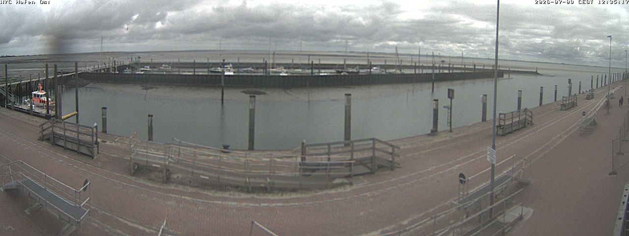 Archiv Foto Webcam Wangerooge Hafen