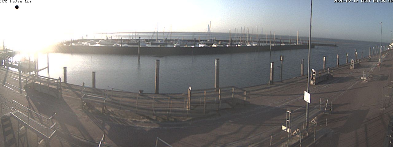 Archiv Foto Webcam Wangerooge Hafen
