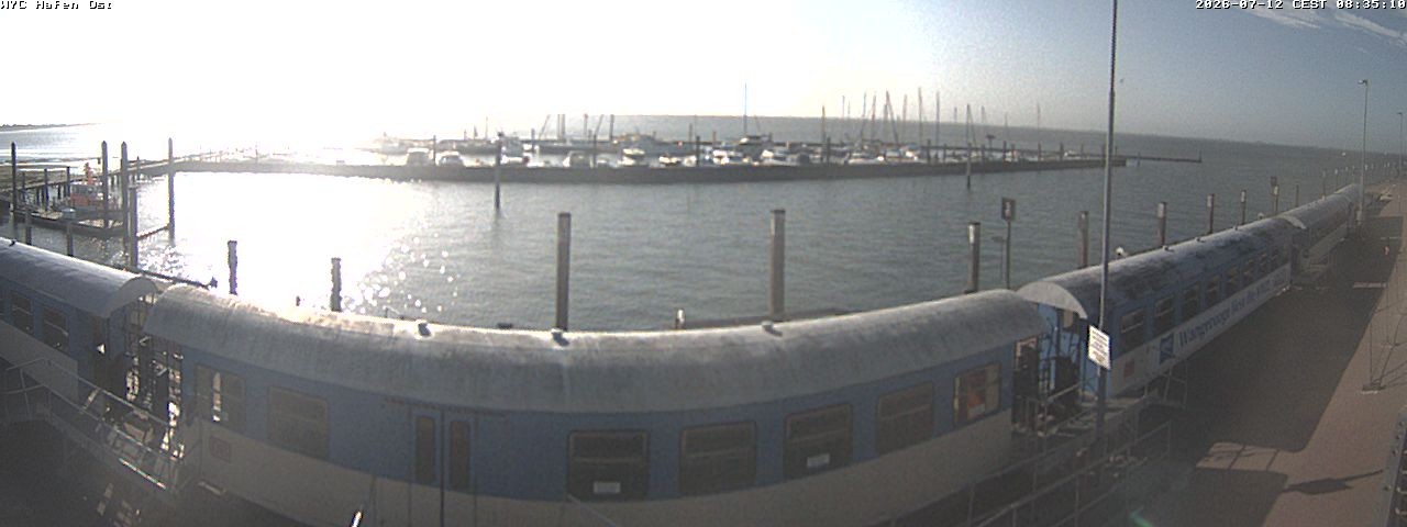 Archiv Foto Webcam Wangerooge Hafen
