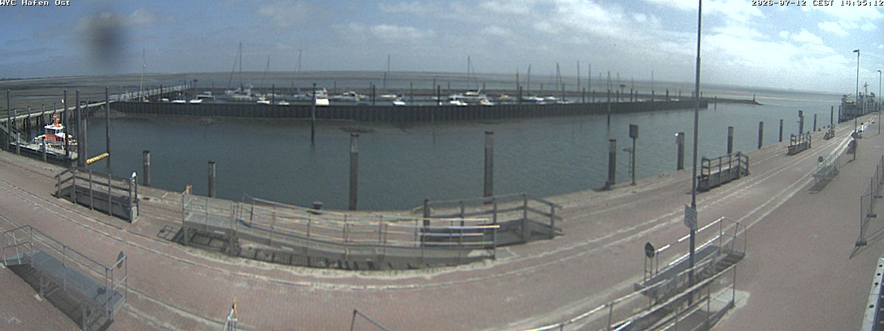 Archiv Foto Webcam Wangerooge Hafen