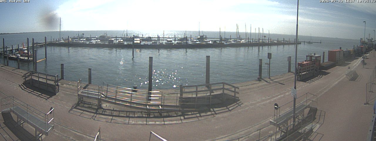 Archiv Foto Webcam Wangerooge Hafen