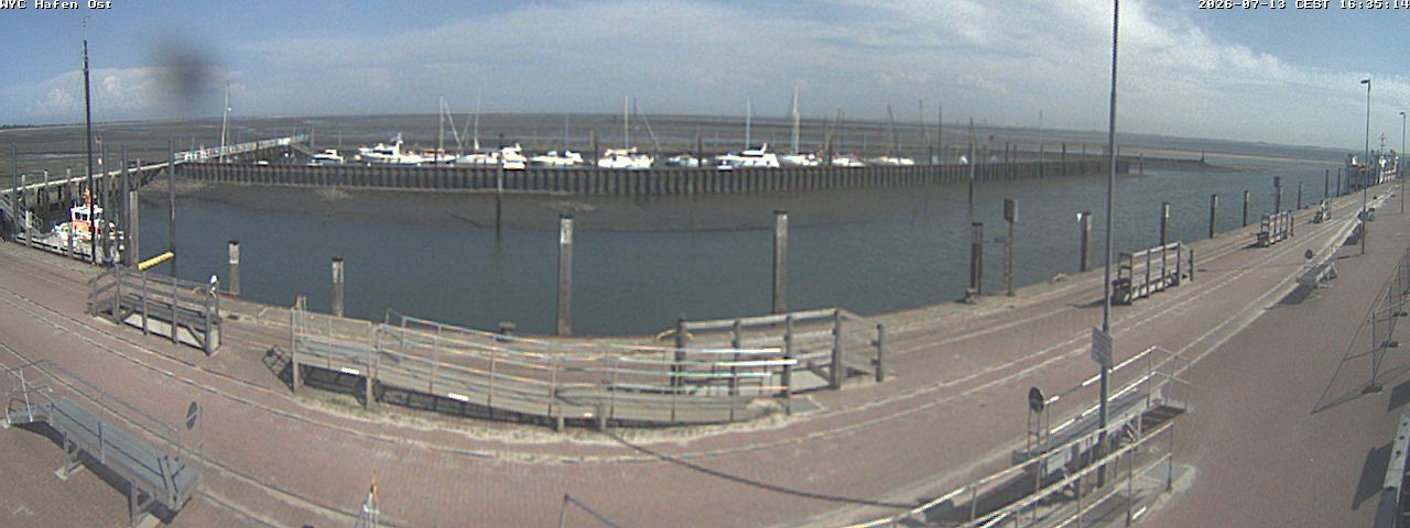 Archiv Foto Webcam Wangerooge Hafen