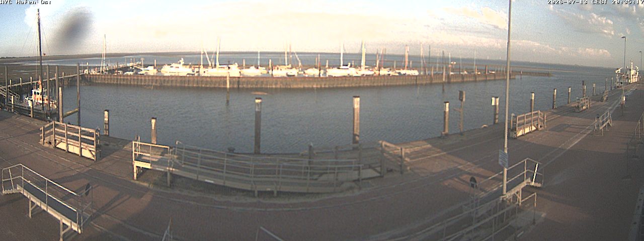 Archiv Foto Webcam Wangerooge Hafen