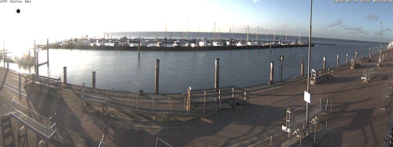 Archiv Foto Webcam Wangerooge Hafen