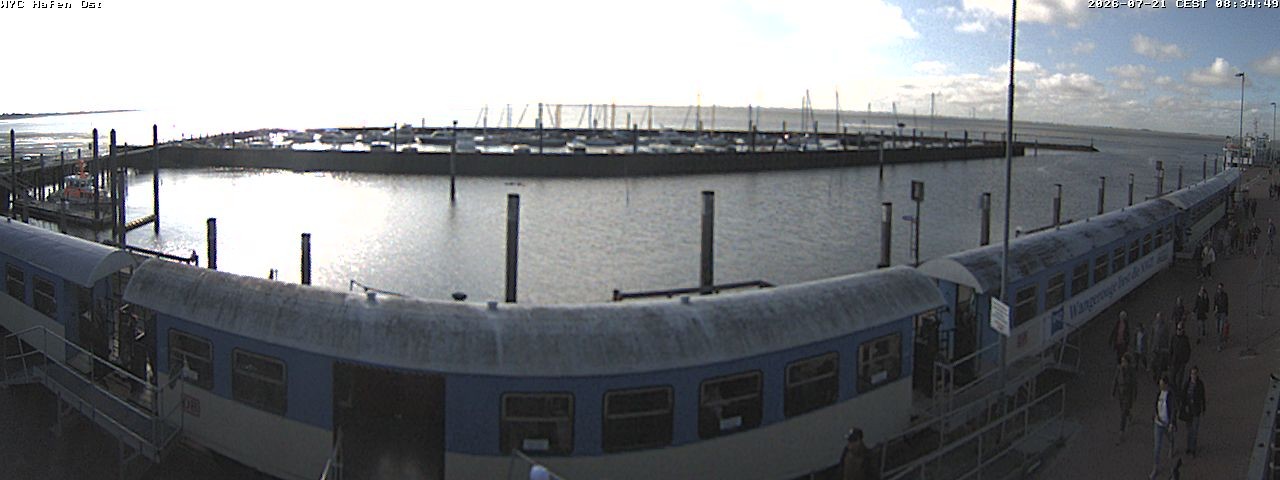 Archiv Foto Webcam Wangerooge Hafen