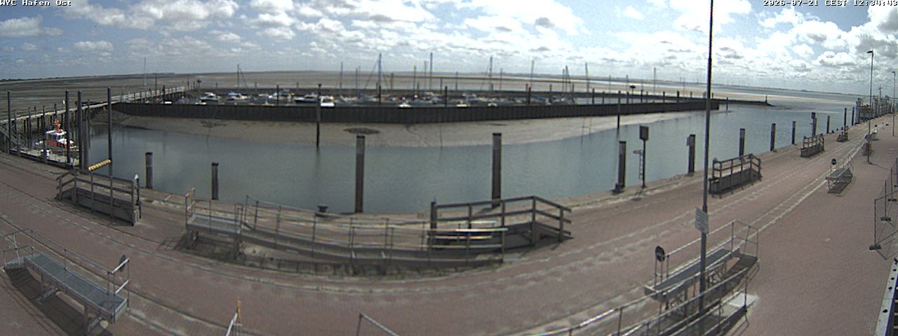 Archiv Foto Webcam Wangerooge Hafen