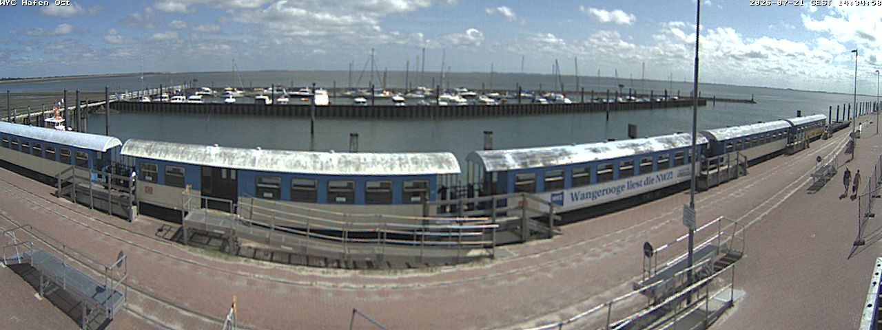 Archiv Foto Webcam Wangerooge Hafen