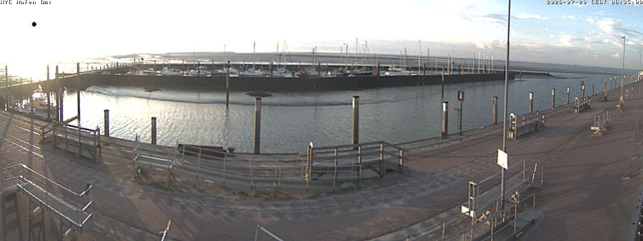 Archiv Foto Webcam Wangerooge Hafen