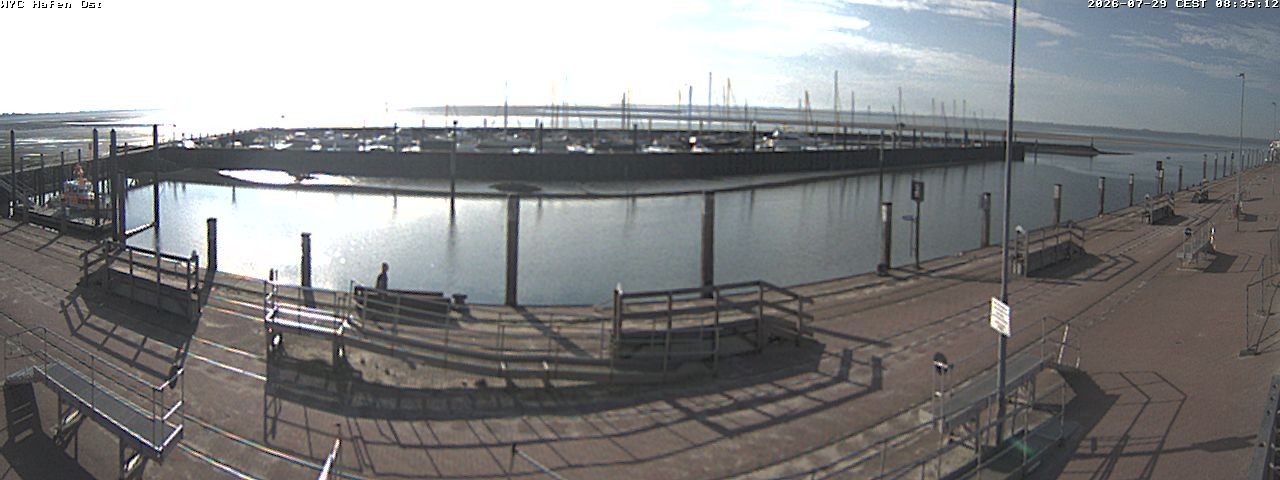 Archiv Foto Webcam Wangerooge Hafen