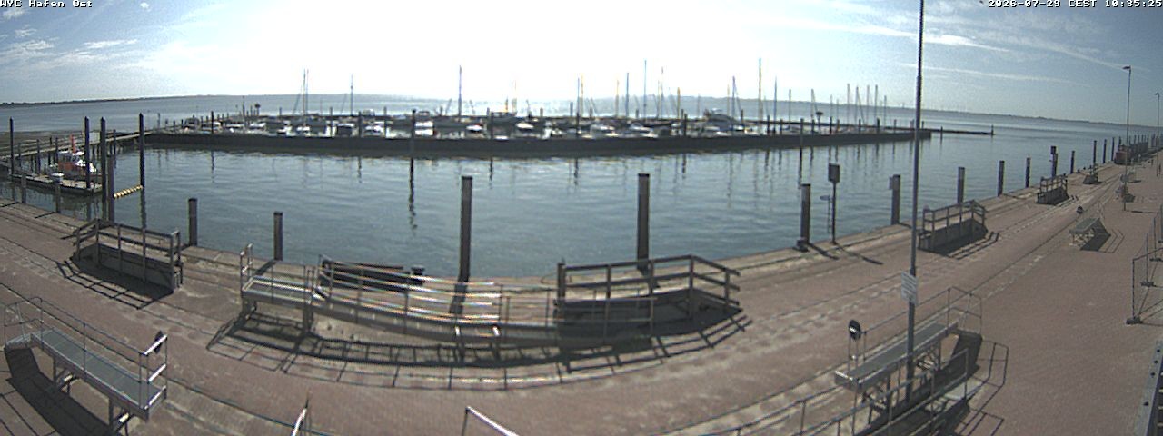 Archiv Foto Webcam Wangerooge Hafen