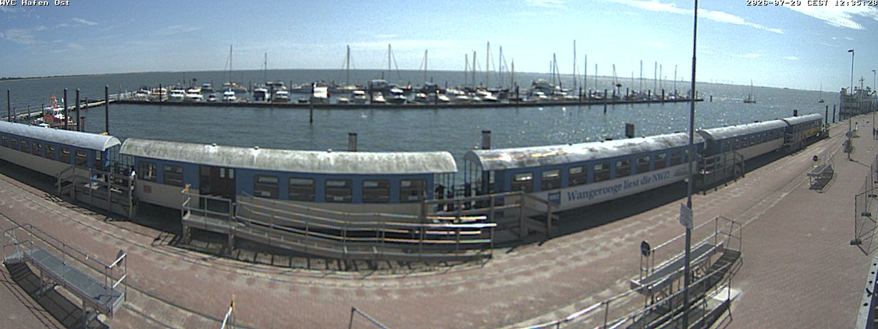 Archiv Foto Webcam Wangerooge Hafen