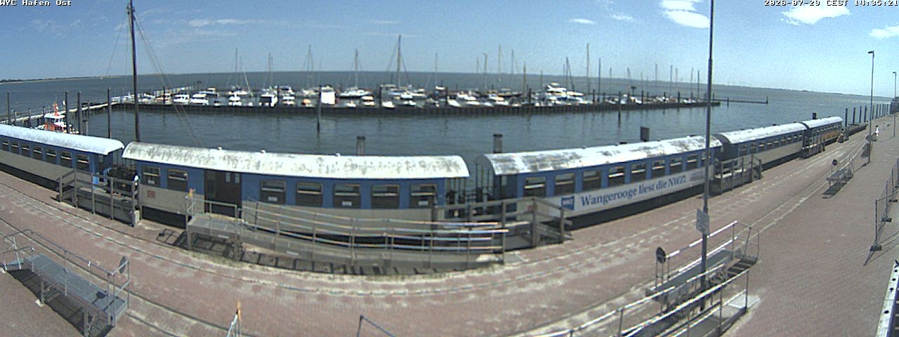 Archiv Foto Webcam Wangerooge Hafen