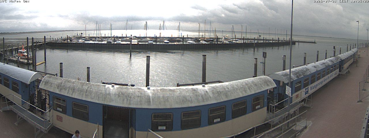 Archiv Foto Webcam Wangerooge Hafen