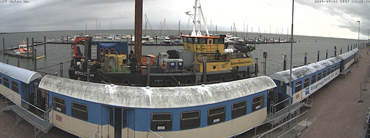 Archiv Foto Webcam Wangerooge Hafen