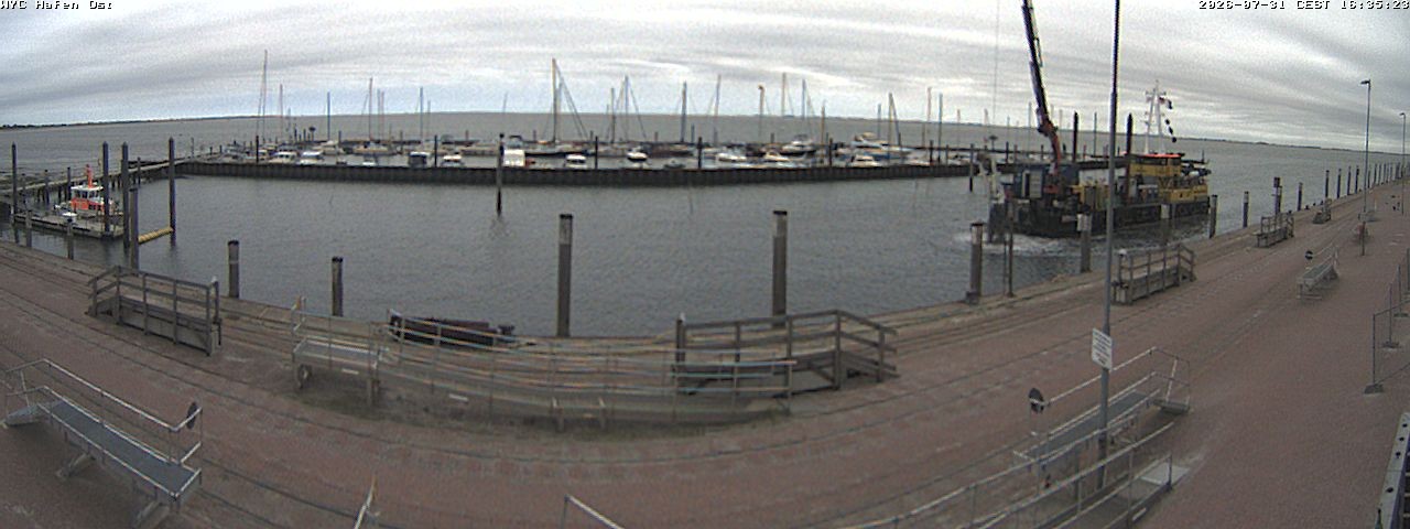 Archiv Foto Webcam Wangerooge Hafen