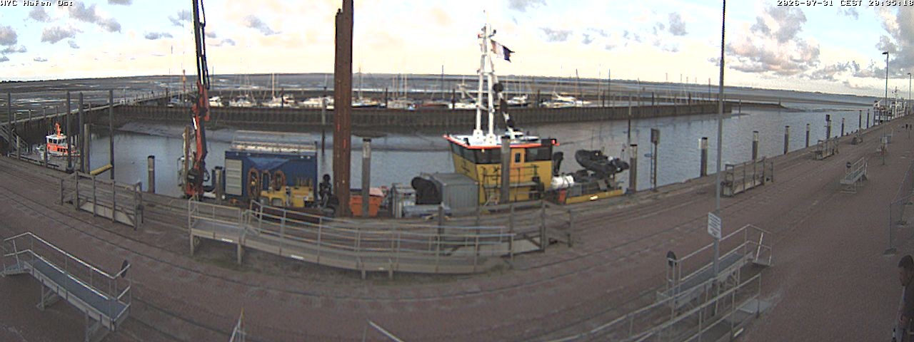 Archiv Foto Webcam Wangerooge Hafen