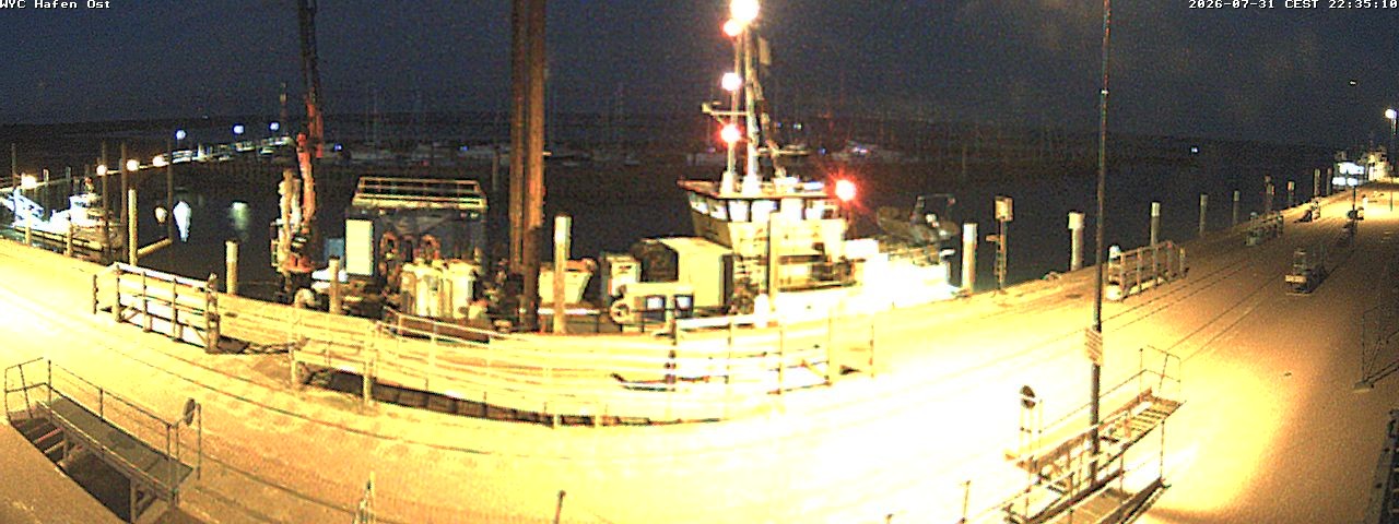Archiv Foto Webcam Wangerooge Hafen