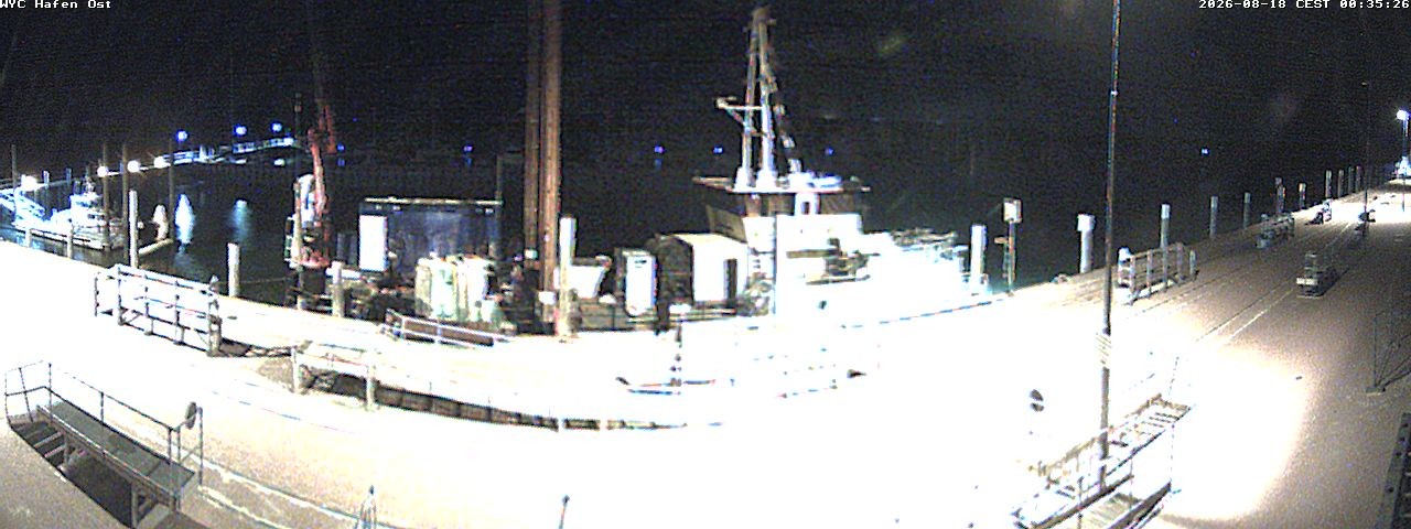 Archived image Webcam Wangerooge Harbour