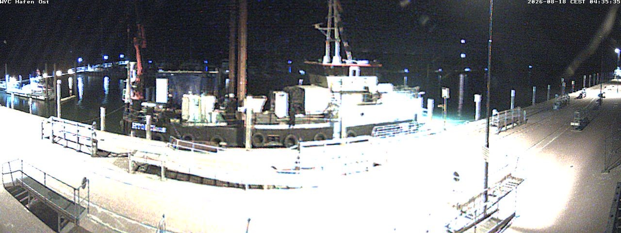 Archived image Webcam Wangerooge Harbour