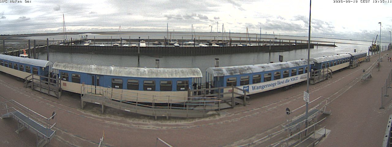 Archived image Webcam Wangerooge Harbour