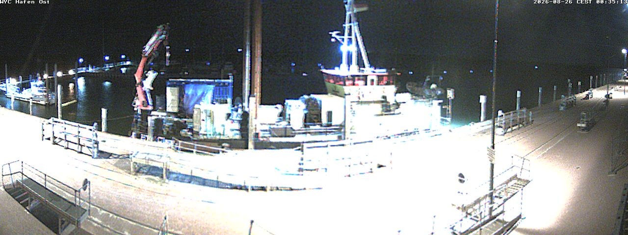 Archived image Webcam Wangerooge Harbour