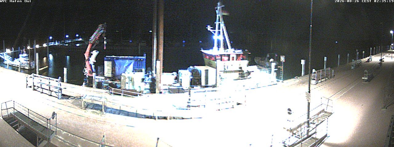 Archived image Webcam Wangerooge Harbour