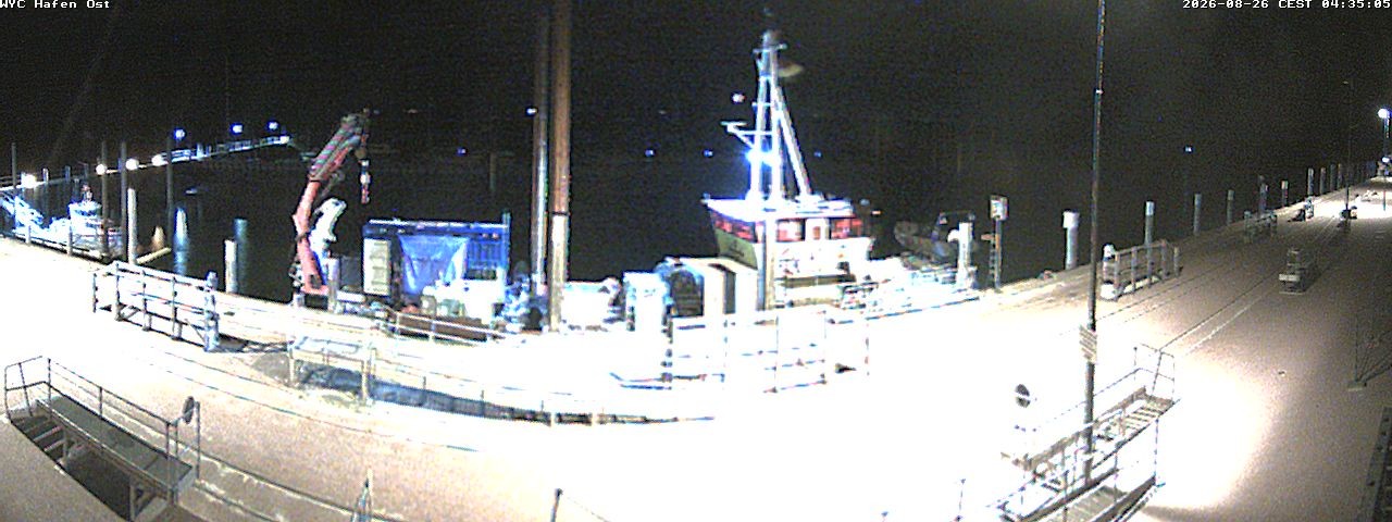 Archived image Webcam Wangerooge Harbour