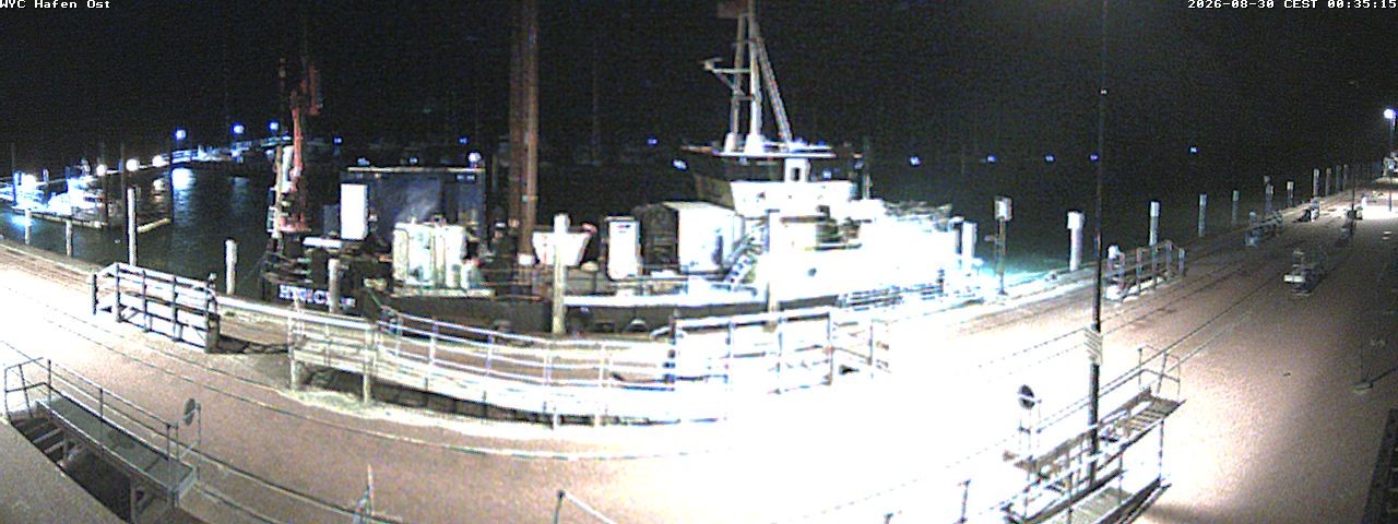 Archived image Webcam Wangerooge Harbour