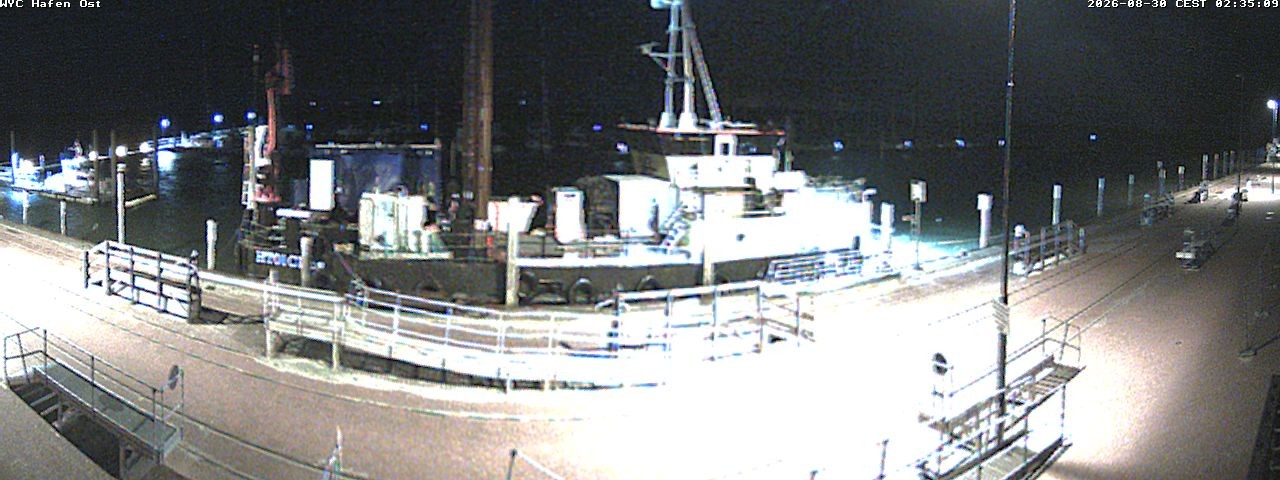 Archived image Webcam Wangerooge Harbour