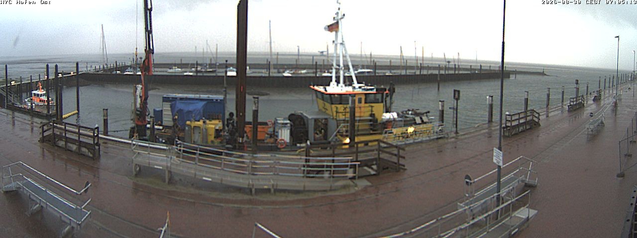 Archived image Webcam Wangerooge Harbour