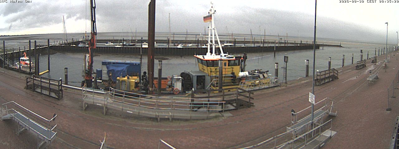 Archived image Webcam Wangerooge Harbour