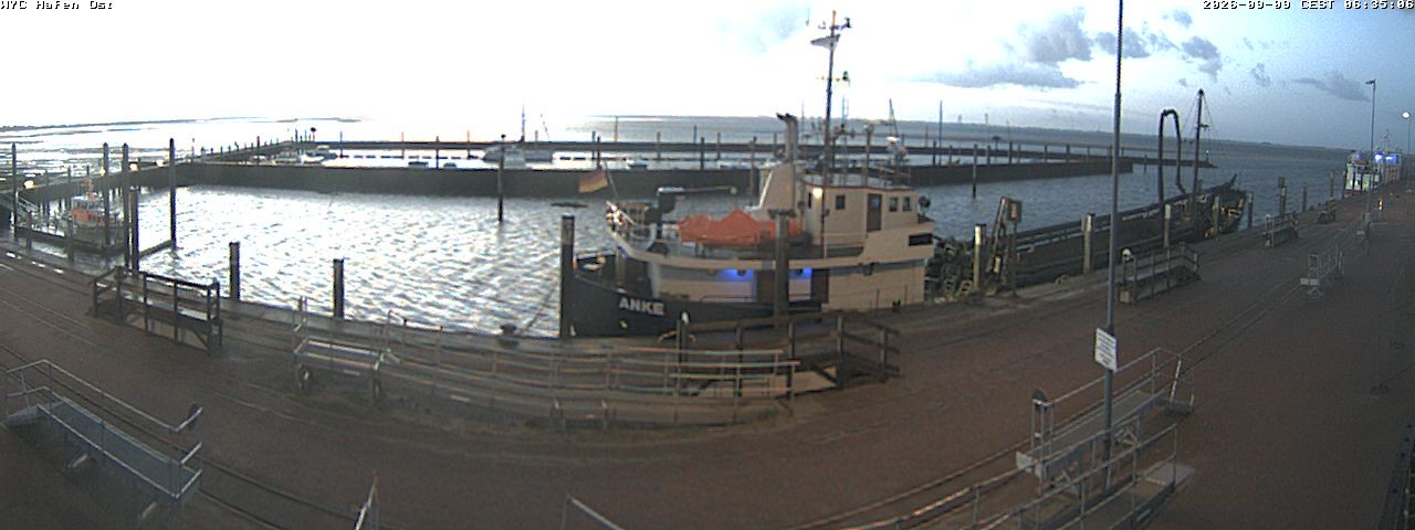Archiv Foto Webcam Wangerooge Hafen