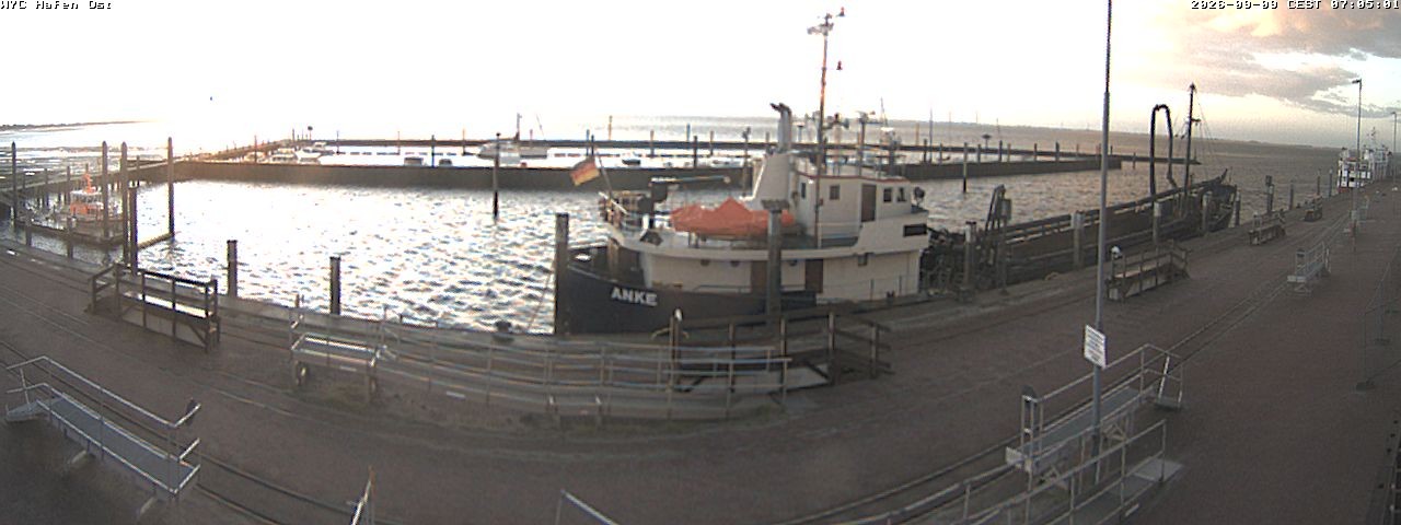 Archiv Foto Webcam Wangerooge Hafen