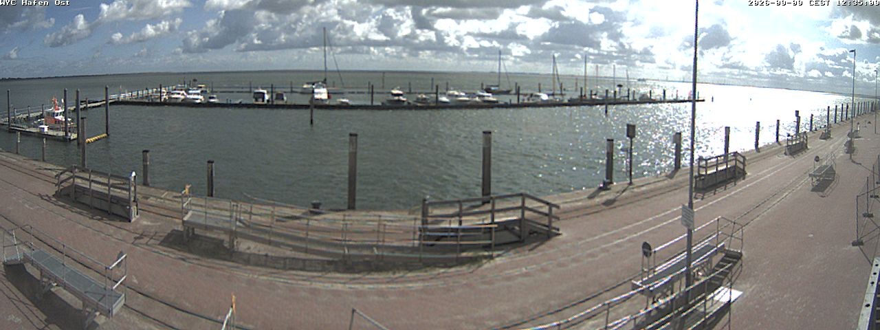 Archiv Foto Webcam Wangerooge Hafen