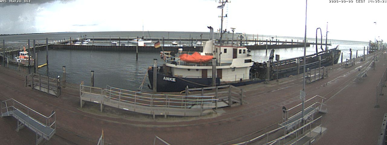 Archiv Foto Webcam Wangerooge Hafen