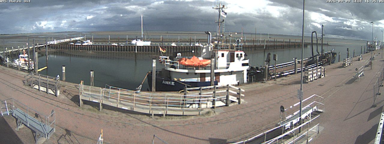 Archiv Foto Webcam Wangerooge Hafen