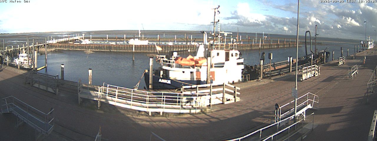 Archiv Foto Webcam Wangerooge Hafen