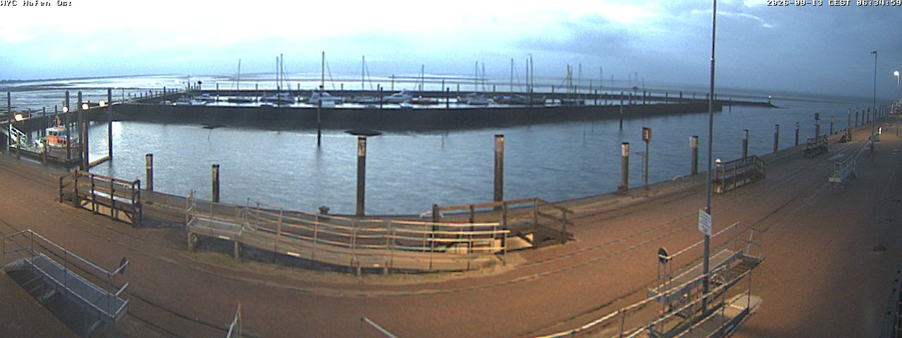 Archiv Foto Webcam Wangerooge Hafen