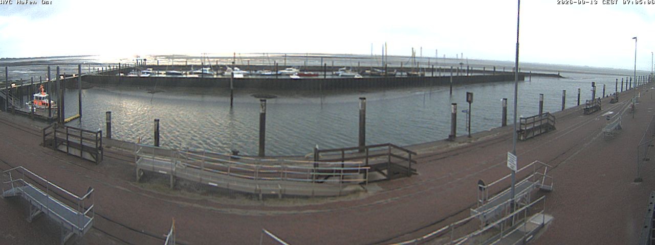 Archiv Foto Webcam Wangerooge Hafen