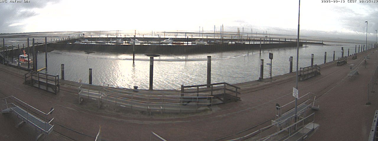 Archiv Foto Webcam Wangerooge Hafen