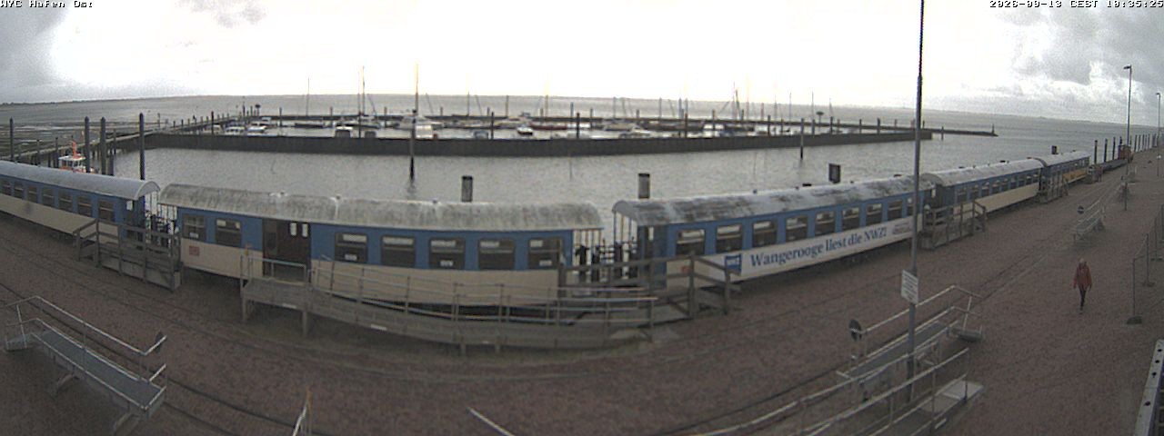 Archiv Foto Webcam Wangerooge Hafen