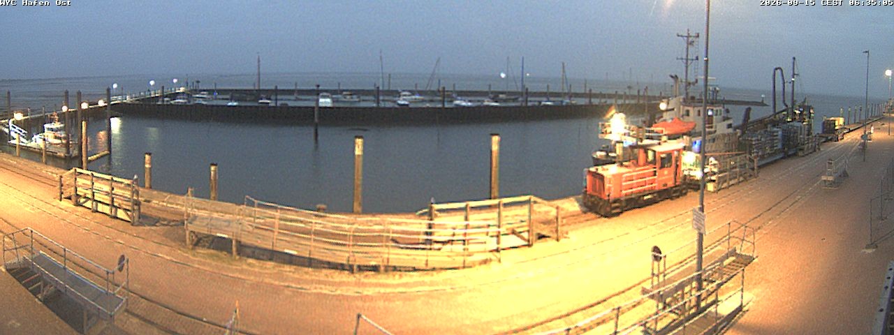 Archiv Foto Webcam Wangerooge Hafen
