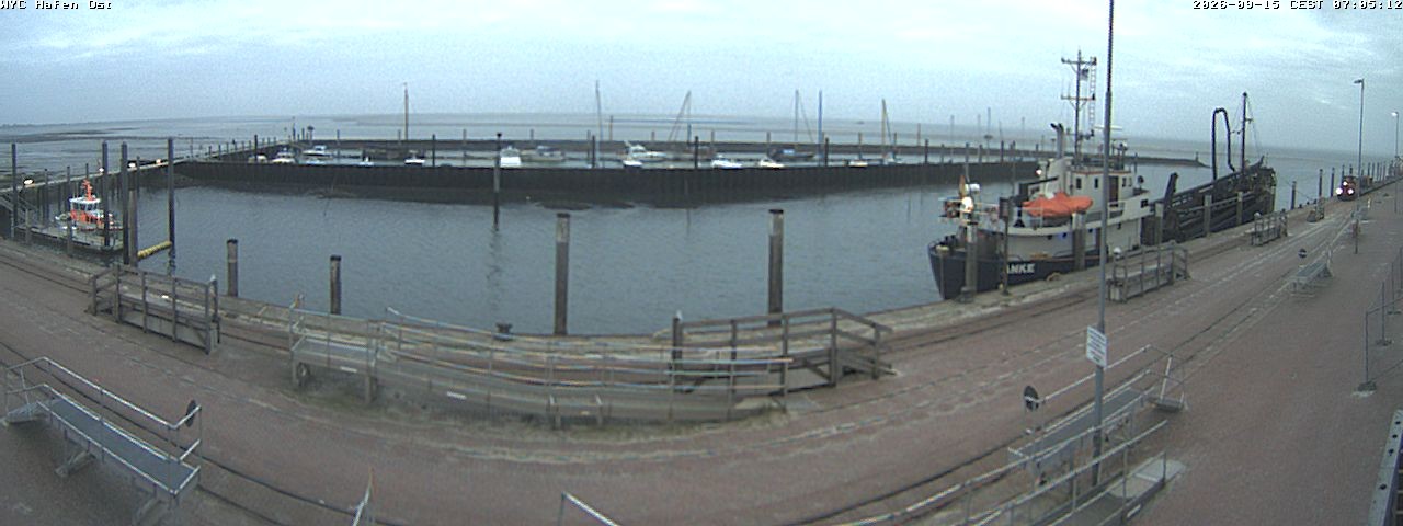 Archiv Foto Webcam Wangerooge Hafen