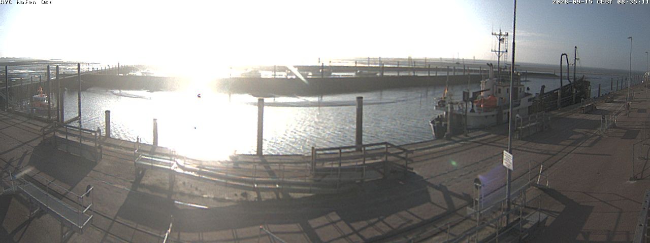 Archiv Foto Webcam Wangerooge Hafen